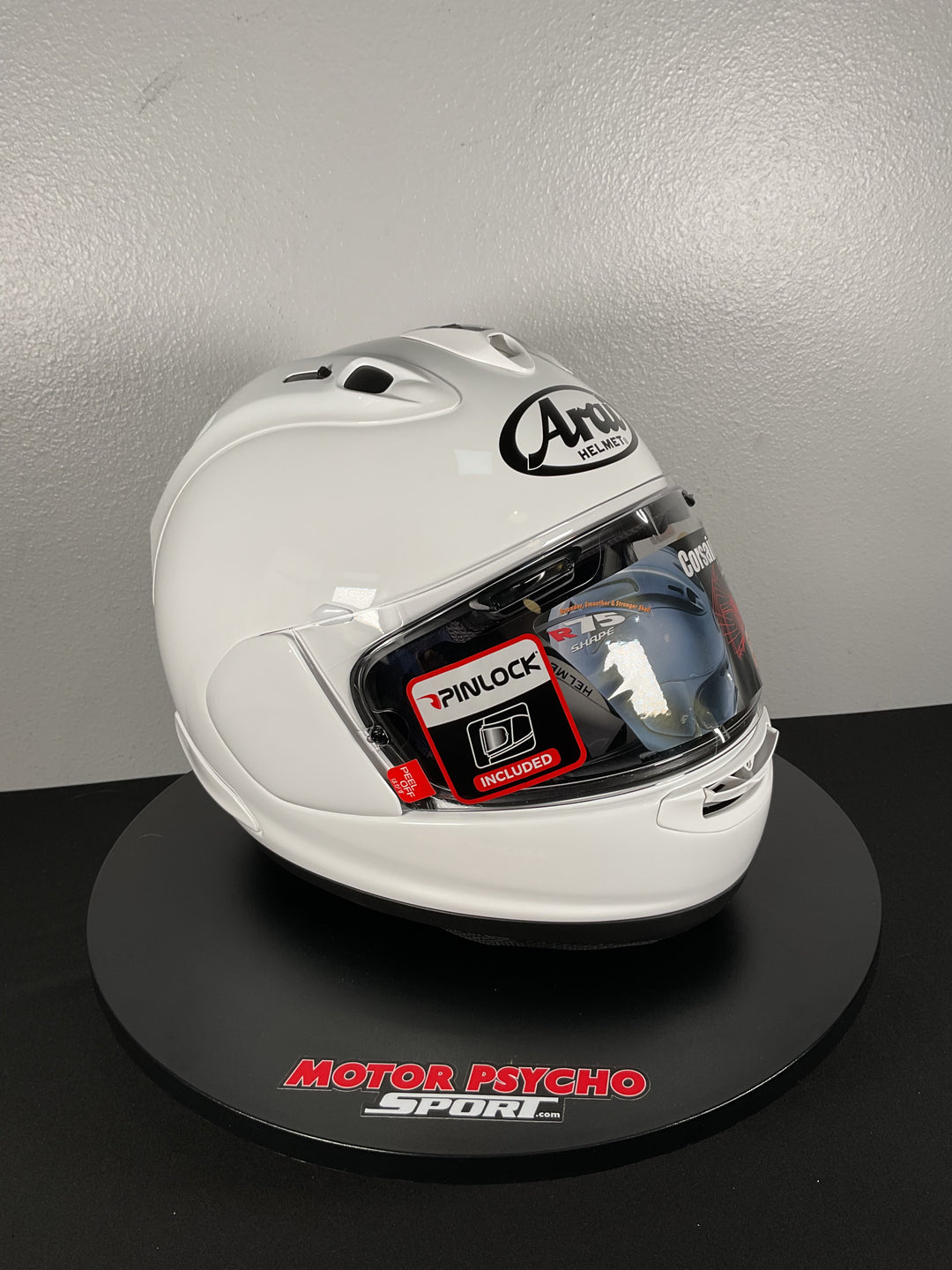 Arai Corsair X w/ pinlock - White - Size L - Used Like New