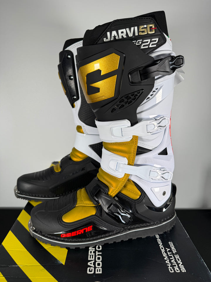 Gaerne SG-22 Enduro Boots - Jarvis 50th Anniversary Edition - Size EU 44.5 / US 10 - OPEN BOX / FINAL SALE / NO RETURNS
