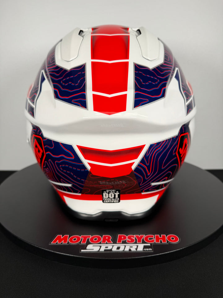 Shoei GT-Air 3 Hike Helmet - TC-10 Red/White/Blue - Size Medium - USED / OPEN BOX - FINAL SALE / NO RETURNS