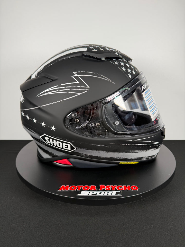 Shoei RF-1400 Dedicated 2 Helmet Matte TC-5 Black/White - Size Large - USED / OPEN BOX #3