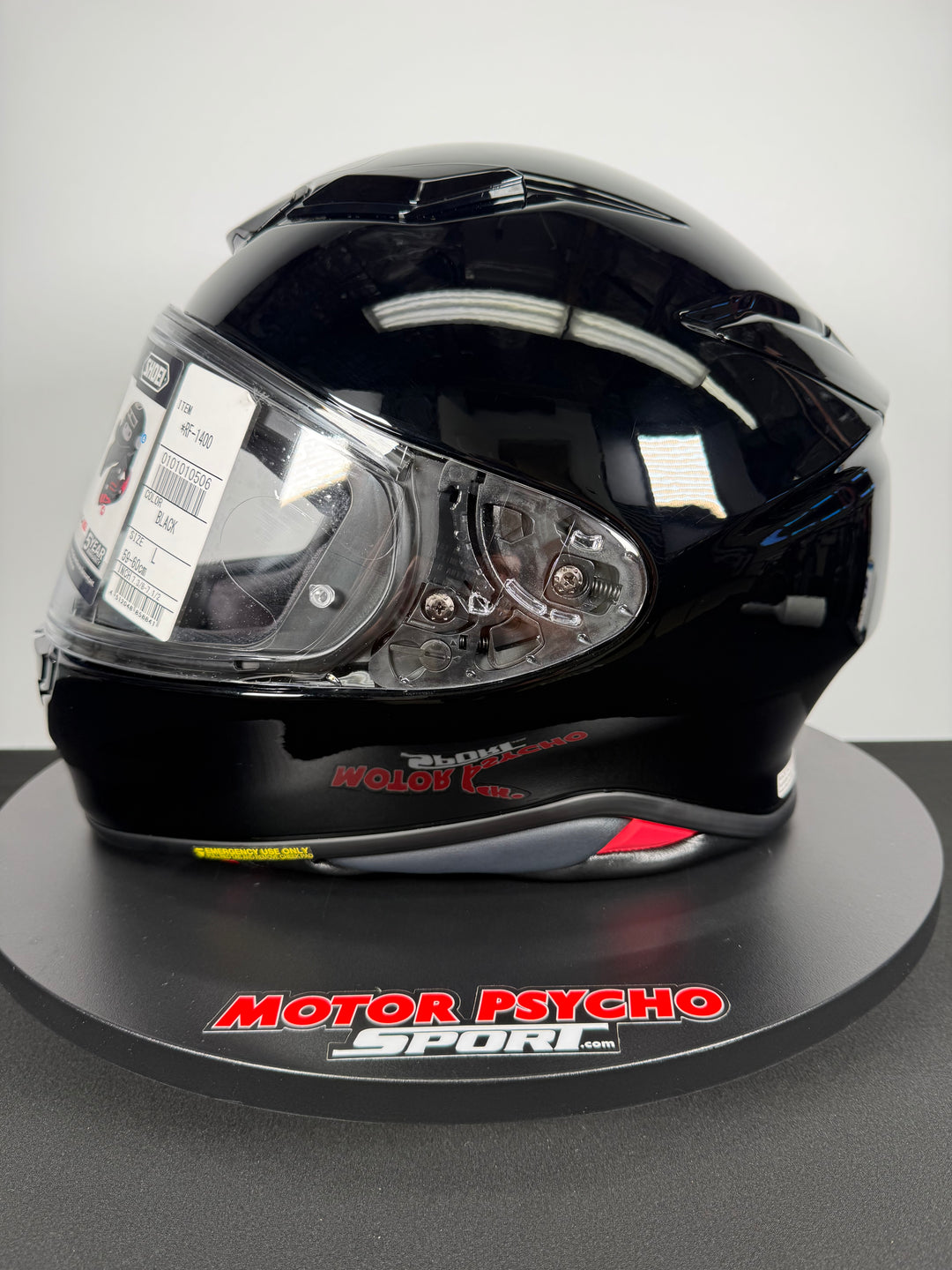 Shoei RF-1400 Helmet - Gloss Black - Size Large - USED / OPEN BOX - FINAL SALE / NO RETURNS