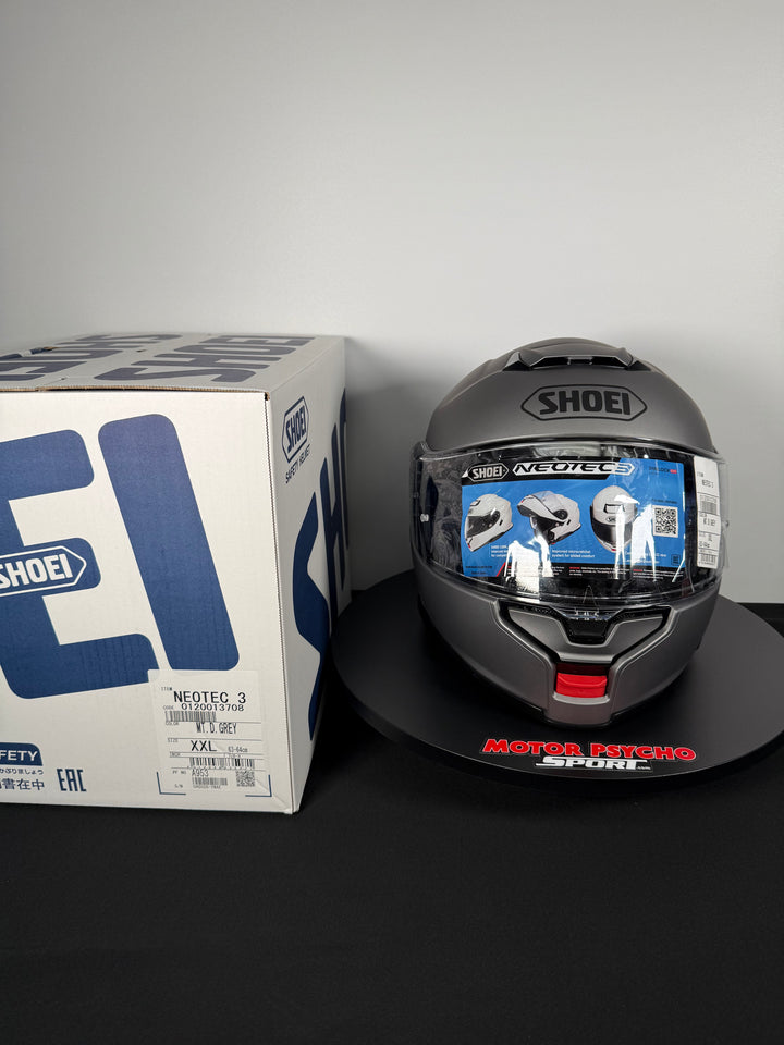 Shoei Neotec 3 Modular Helmet - Matte Deep Grey - Size XXL - USED / OPEN BOX