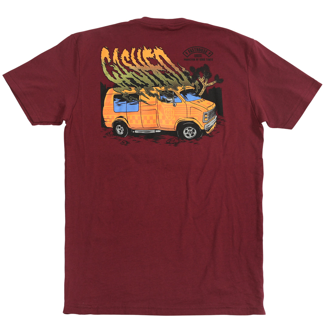 Fasthouse Cashed Tee - Maroon