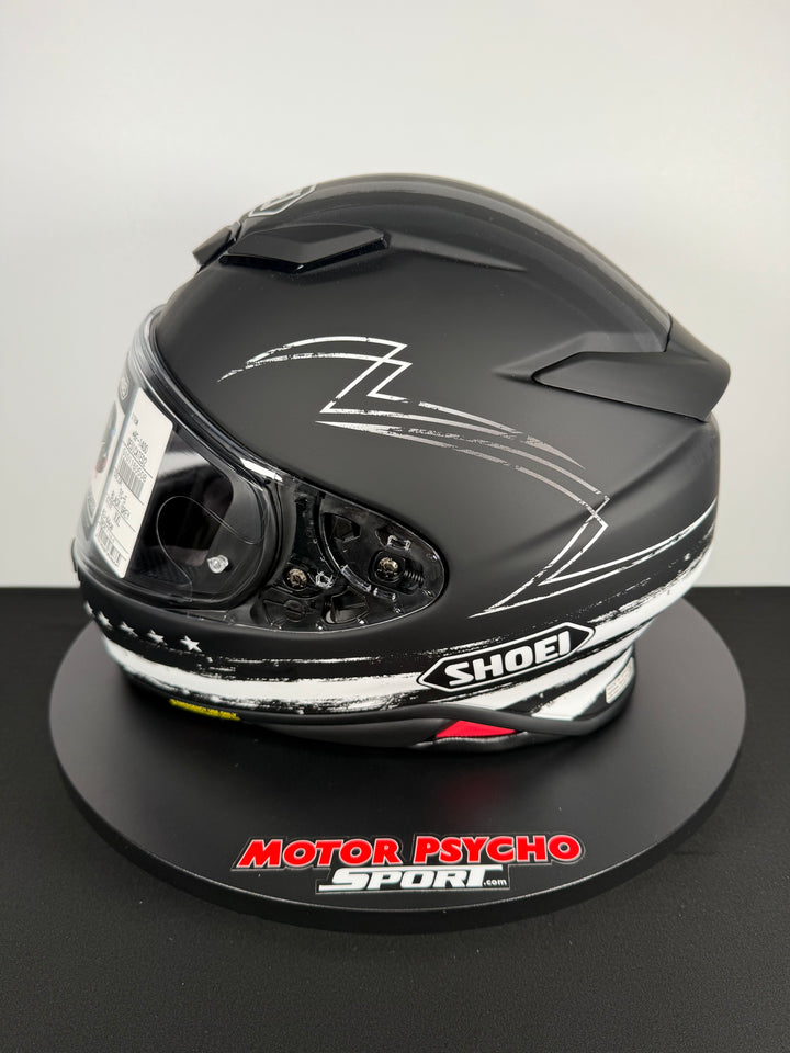 Shoei RF-1400 Dedicated 2 Helmet Matte TC-5 Black/White - Size XXL - USED / OPEN BOX - FINAL SALE / NO RETURNS