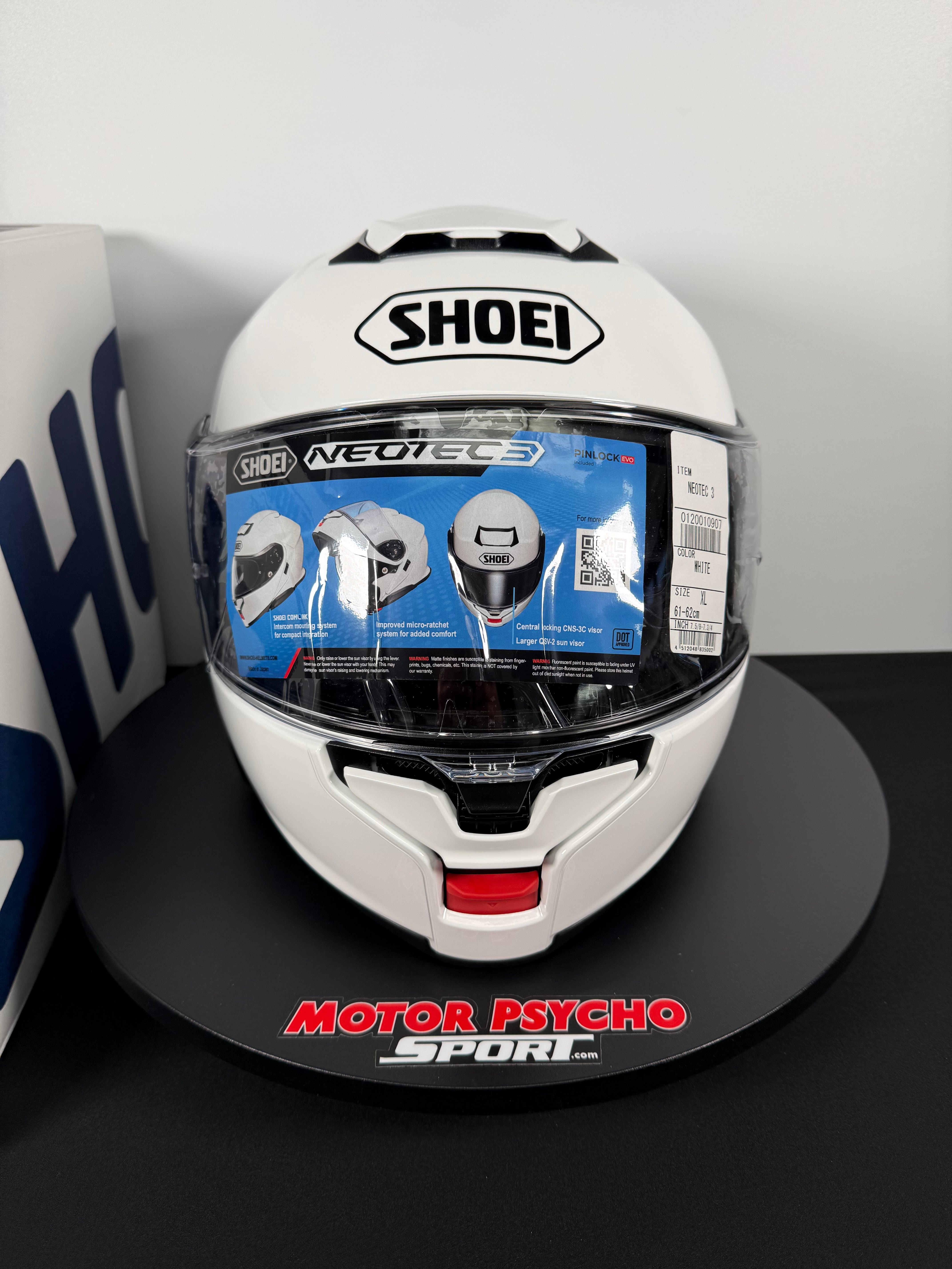 Shoei Neotec 3 Modular Helmet - Gloss White - Size XL - USED