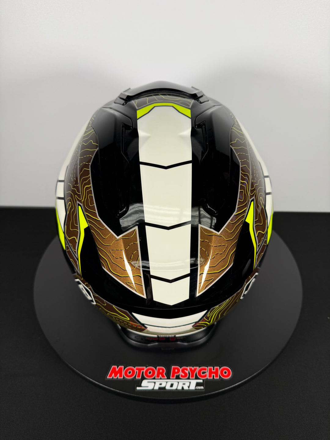 Shoei GT-Air 3 Hike Helmet - TC-11 Khaki/White/Hi-Viz - Size Large - USED / OPEN BOX - FINAL SALE / NO RETURNS