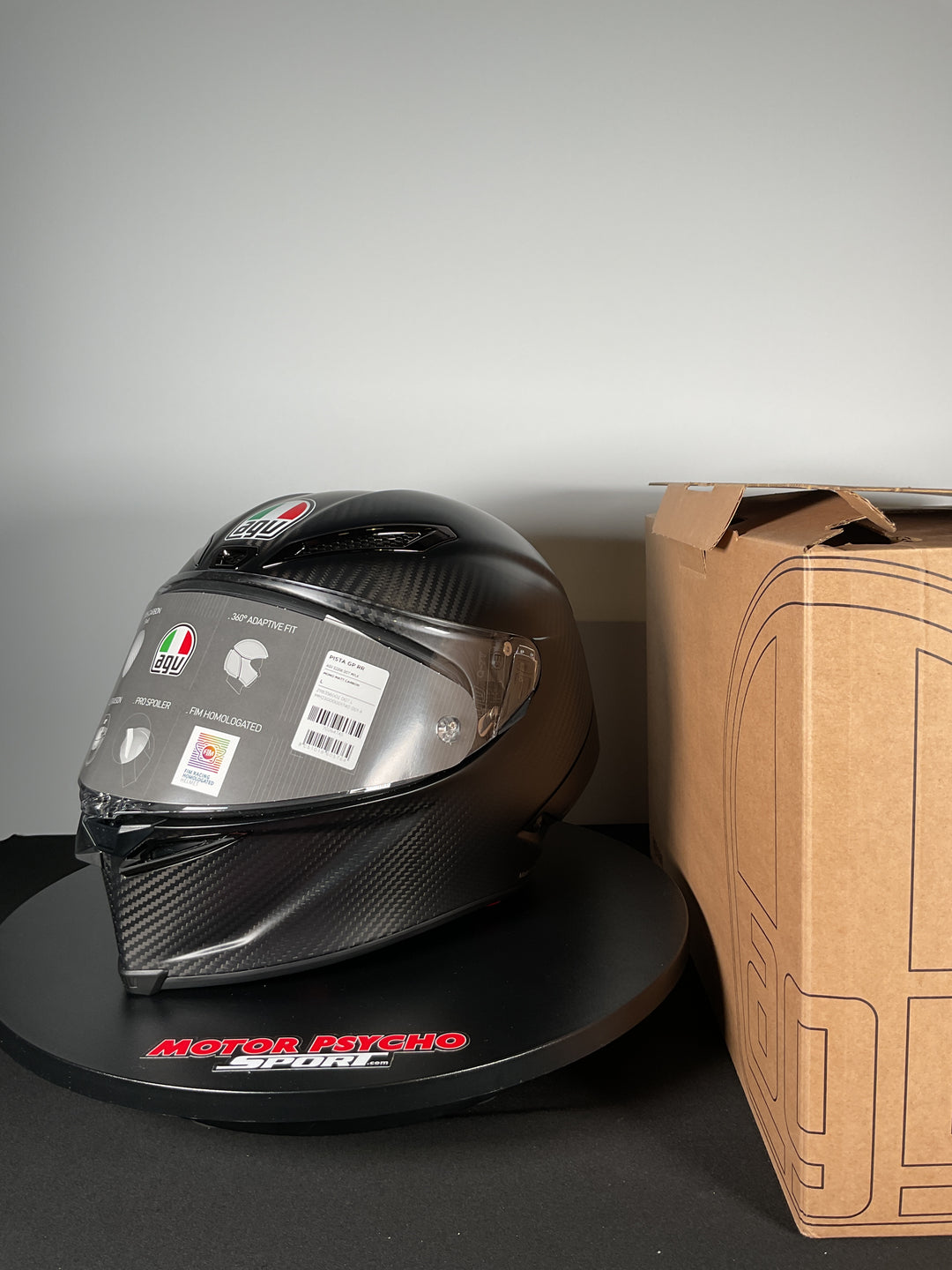 AGV Pista GP RR Mono Matte Carbon Helmet - Size L - Used Open Box