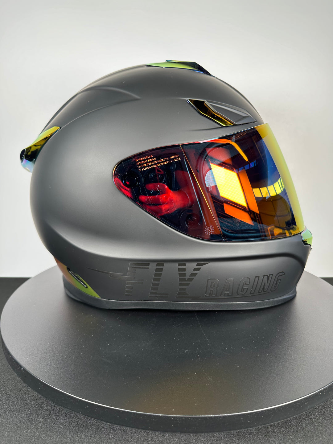 Fly Racing Sentinel Recon Helmet Matte Black/Fire Chrome