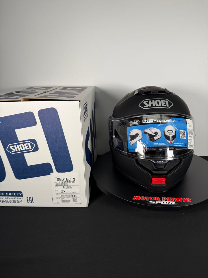 Shoei Neotec 3 Modular Helmet - Matte Black - Size XXL - USED / OPEN BOX