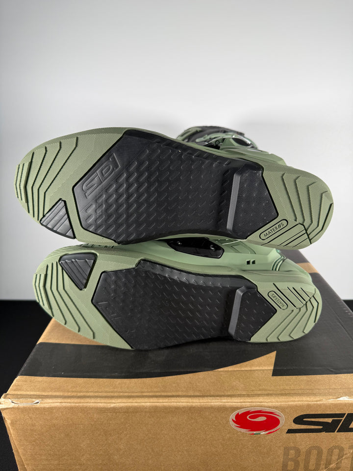 Sidi Crossair SL Army/Black Boots - Limited Edition - Size Euro 45 / US 11 - OPEN BOX