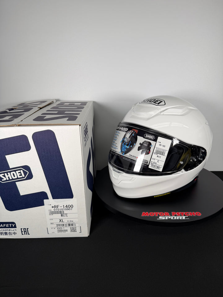 Shoei RF-1400 Helmet - White - Size XL - USED / OPEN BOX - FINAL SALE / NO RETURNS