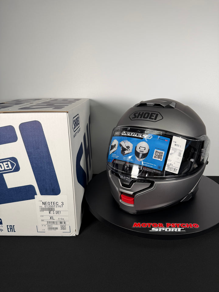 Shoei Neotec 3 Modular Helmet - Matte Deep Grey - Size XL - USED / OPEN BOX