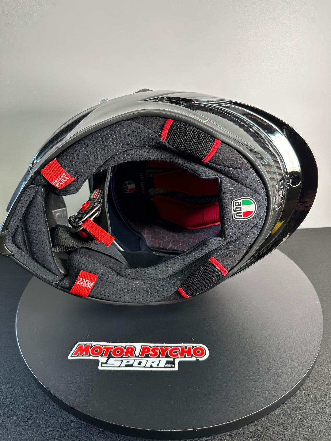agv helmet hydration system AGV Pista GP RR Mono Glossy Carbon Helmet - Size Medium