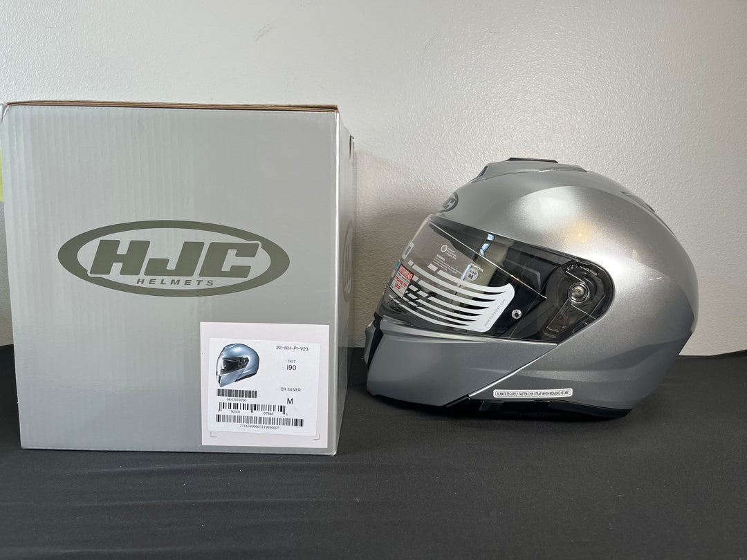 HJC i90 Modular Helmet - Silver - Size Medium - OPEN BOX