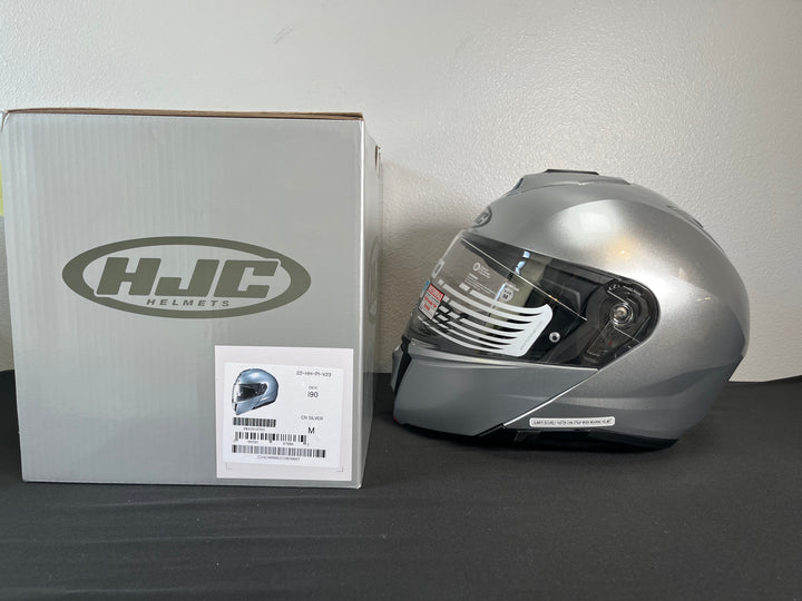 HJC i90 Modular Helmet - Silver - Size Medium - OPEN BOX