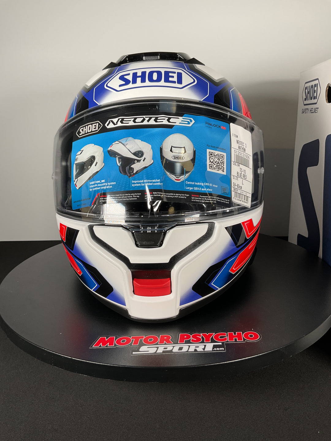 Shoei Neotec 3 Anthem Modular Helmet - TC-10 - Size L - Used Open Box