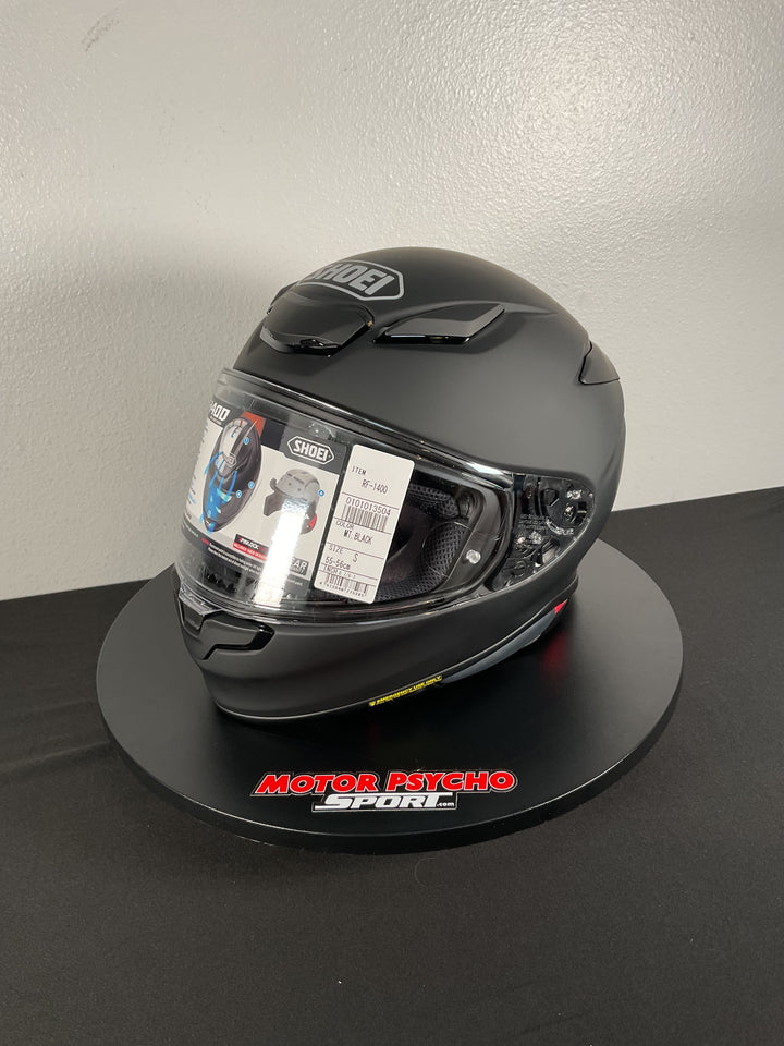 Shoei RF-1400 Helmet - Matte Black - Size Small - USED / OPEN BOX