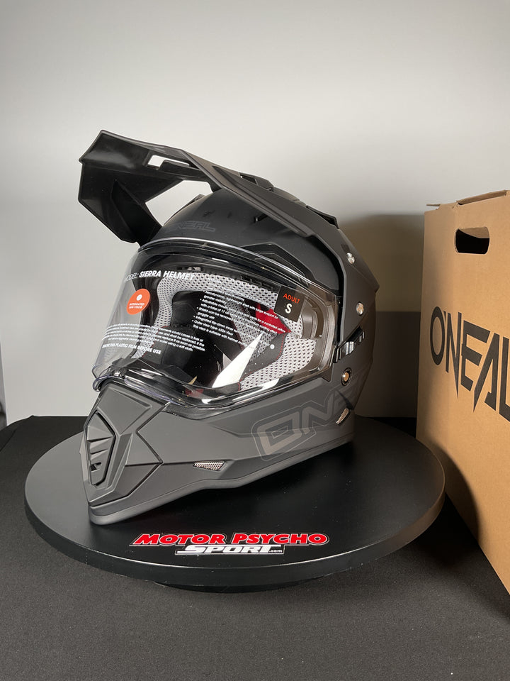O'Neal  Sierra Helmet Flat Black - Size M - Used Open Box