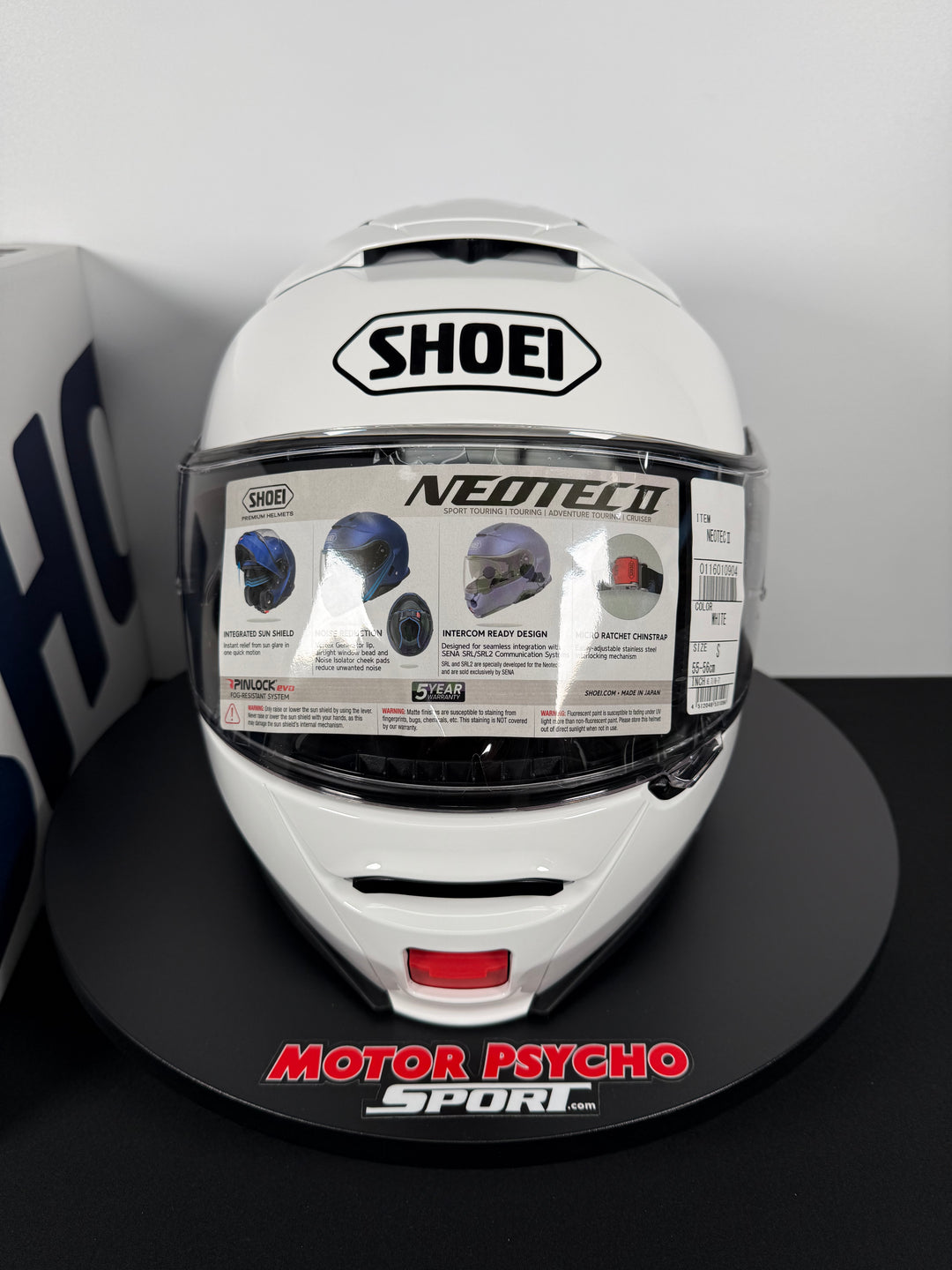 shoei modular neotec 2 II Helmet Jaunt Graphic TC-7 HelmetCountry.com occasion helmet designed for adaptability Shoei Neotec II Modular Helmet