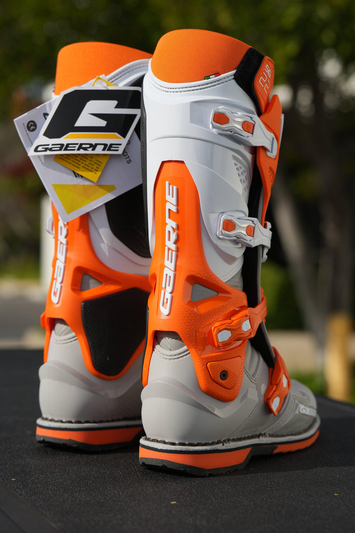 Gaerne SG-22 Boots - Orange/White/Grey