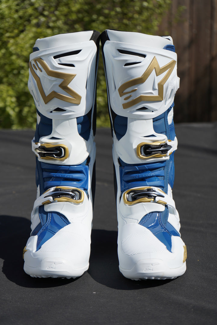 Alpinestars Tech 10 Limited Edition Boots - Dress Whites Tropical