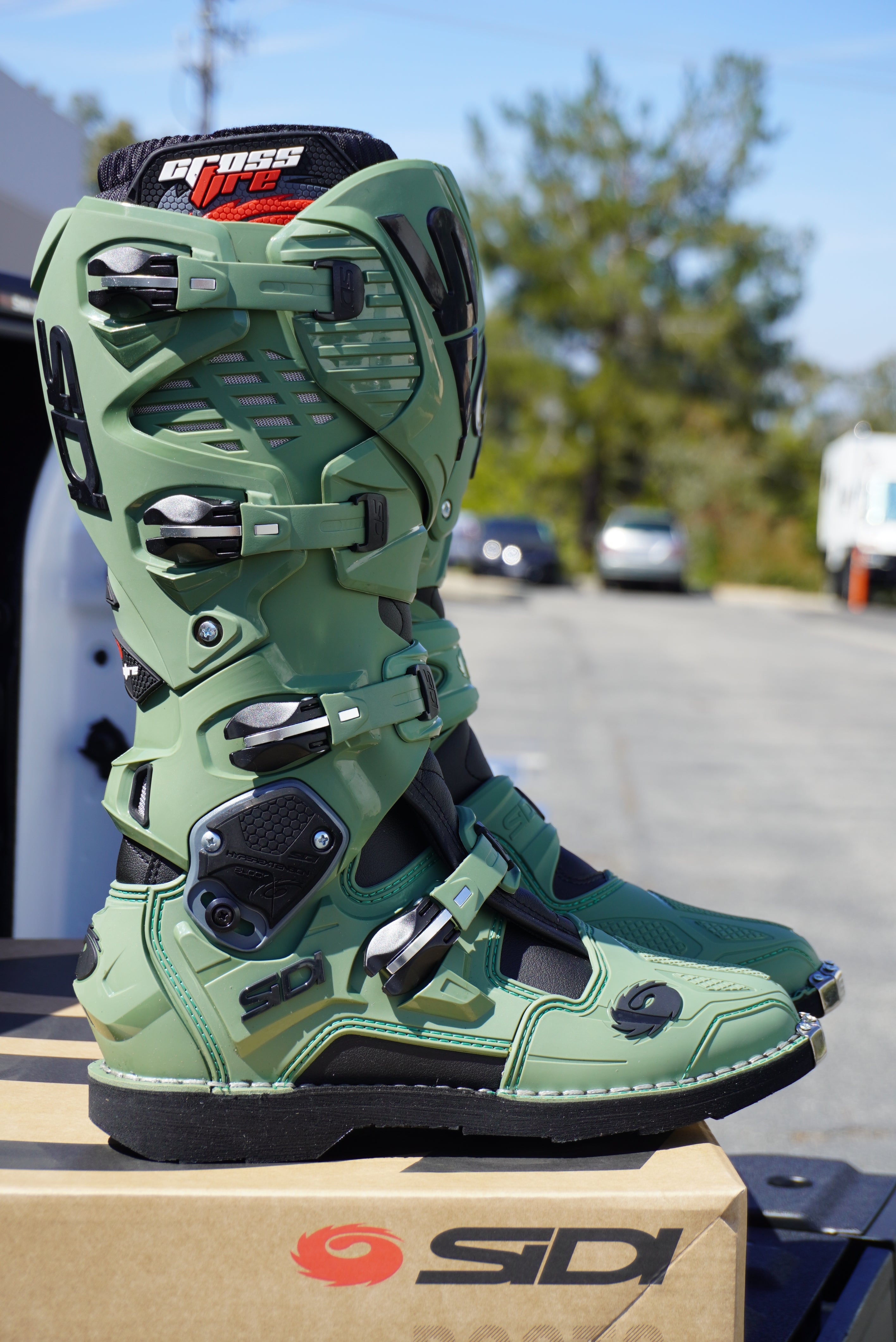 Sidi Crossfire 3 TA Army/Black Boots - Limited Edition – Motor