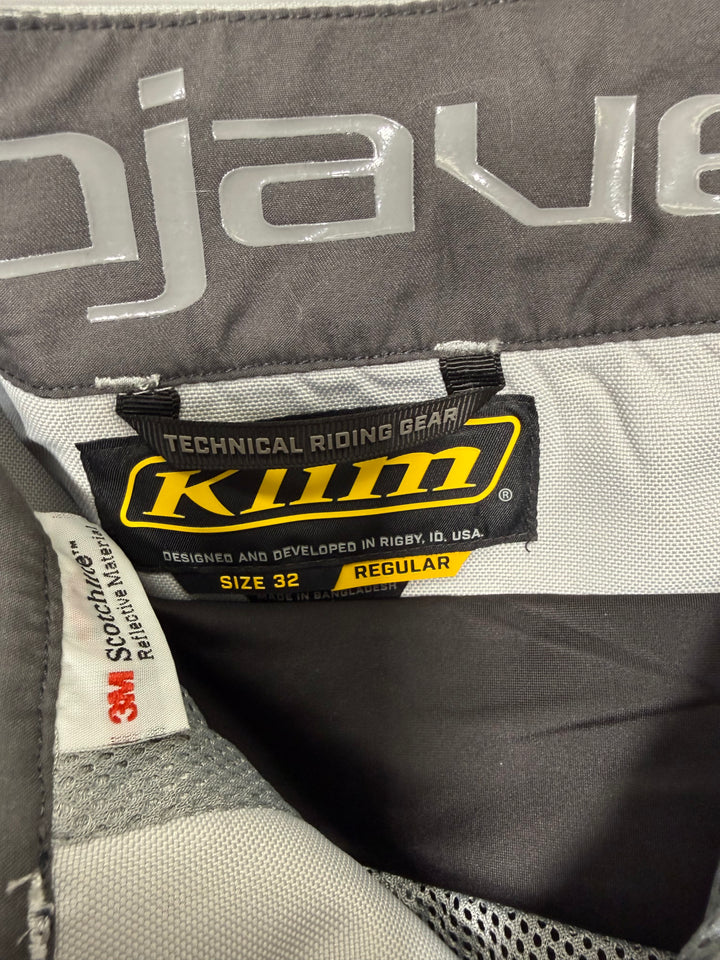 KLIM MOJAVE PANT - COOL GRAY - Size 32 - OPEN BOX - FINAL SALE/ NO RETURNS