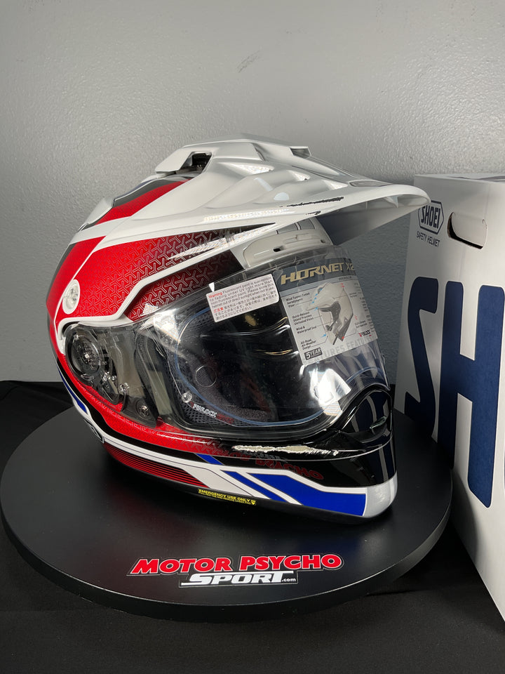 Shoei Hornet X2 Invigorate Adventure Helmet - TC-10 - Size Large - Used Fair