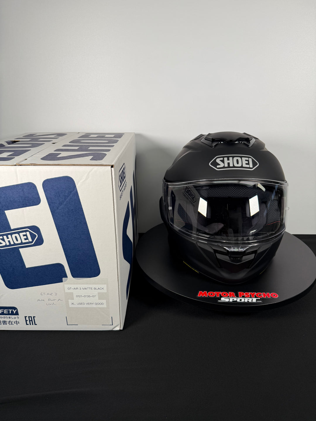 Shoei GT-Air 3 Helmet - Matte Black - Size XL - USED VERY GOOD
