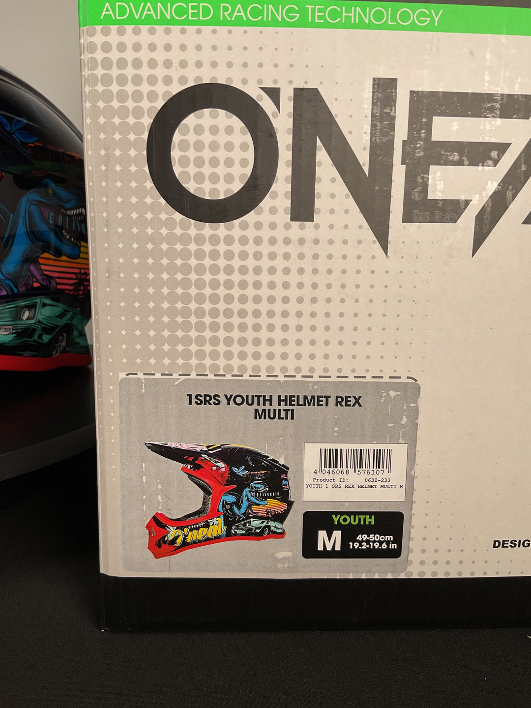 O'Neal 1 SRS Youth Solid Helmet Rex - Size M - Used Open Box