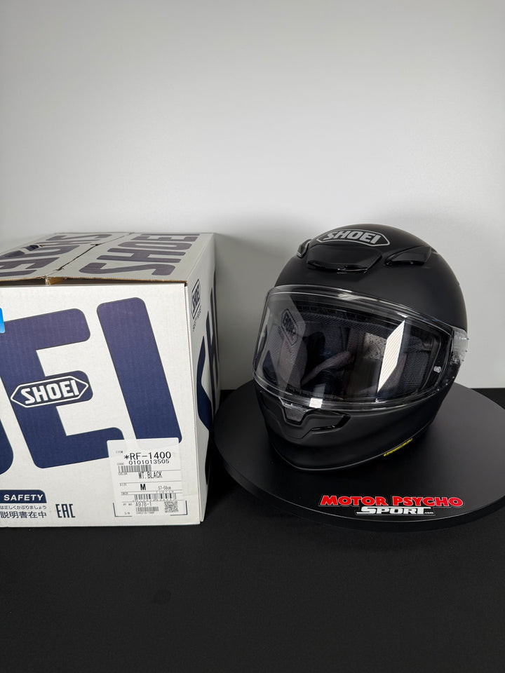 Shoei RF-1400 Helmet - Matte Black - Size M - USED / GOOD - FINAL SALE / NO RETURNS