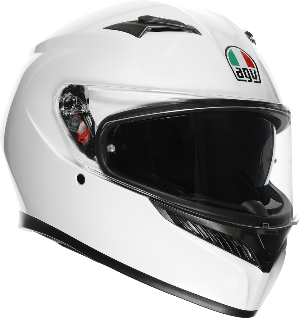 agv k3 gothic white helmet AGV K3 Mono Helmet Large White