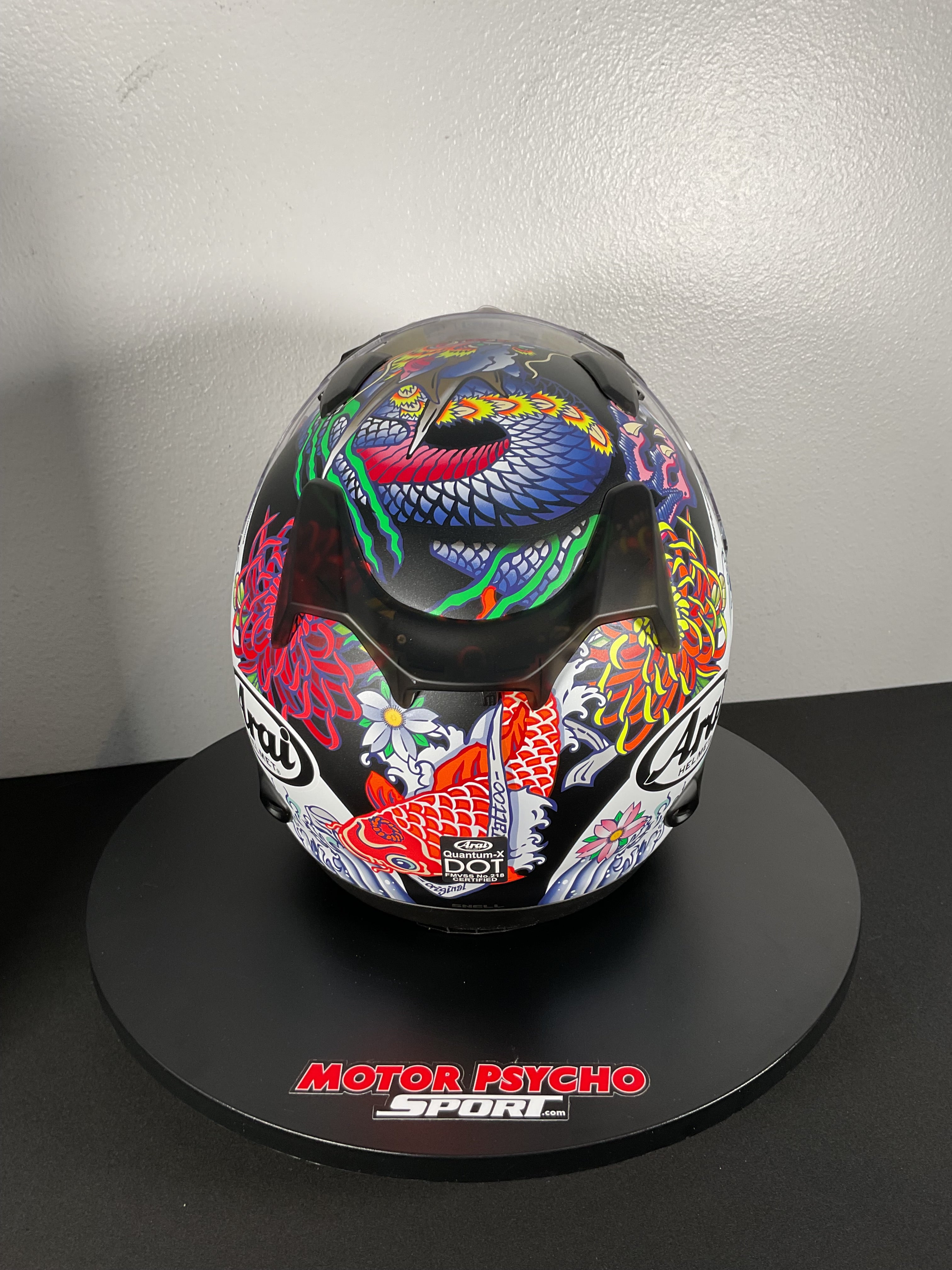 Arai Quantum-X Helmet - Oriental Black Frost - Size Large - OPEN
