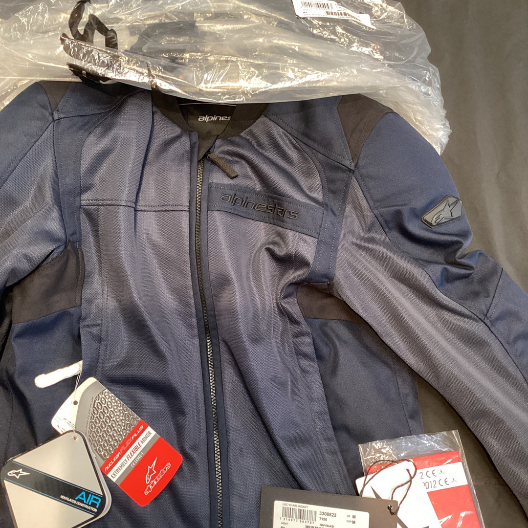 Alpinestars Luc V2 Air Jacket - Navy/Black- Size M - USED LIKE NEW
