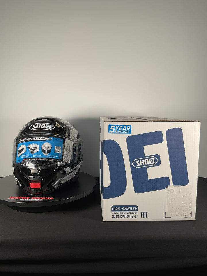 Shoei Neotec 3 Anthem Modular Helmet - TC-5 Black/Silver - Size L - OPEN BOX