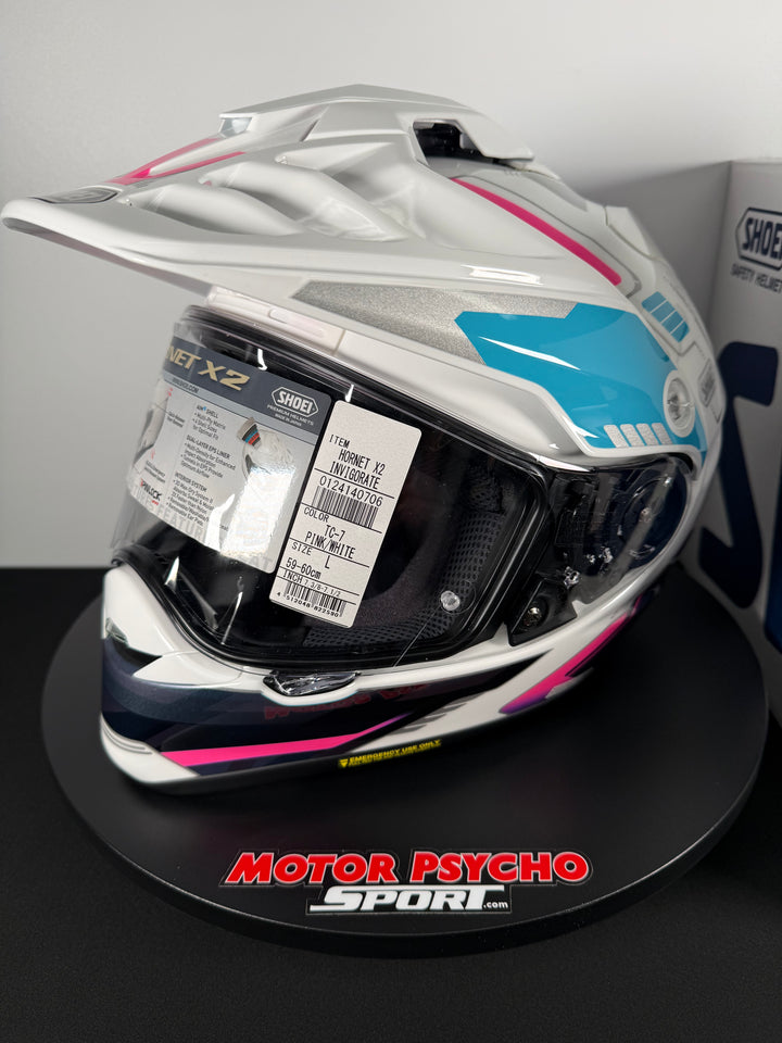 Shoei Hornet X2 Invigorate Adventure Helmet - TC-7 -Size L- USED LIKE NEW
