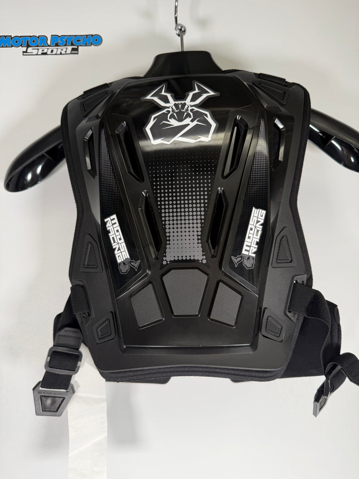 Moose Racing Youth Agroid Chest Guard - BLACK - Size S/M - OPEN BOX / FINAL SALE