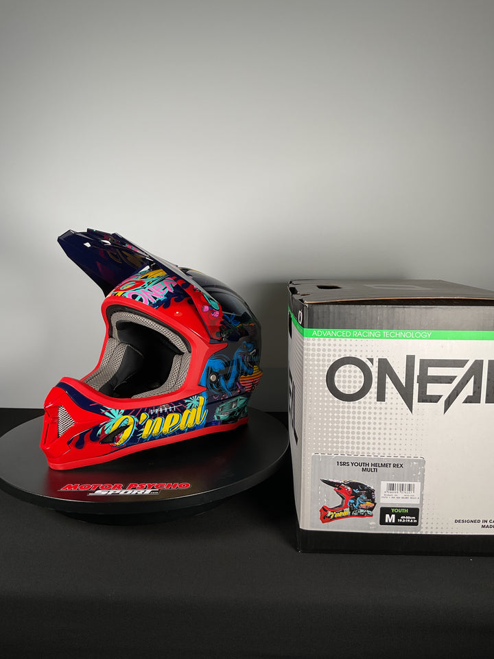 O'Neal 1 SRS Youth Solid Helmet Rex - Size M - Used Open Box