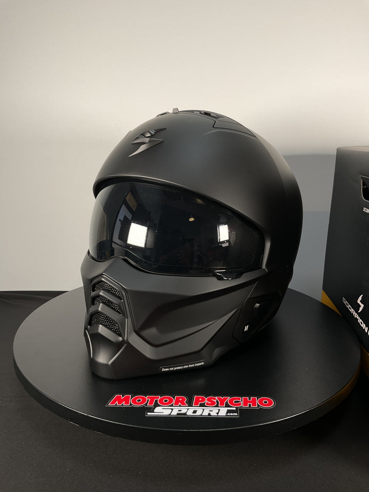 Scorpion Exo Covert 2 Open-Face Helmet Matte Black - Size M - Used Like New