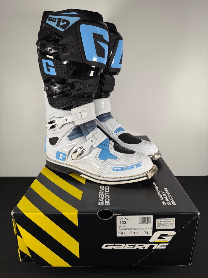 Gaerne SG-12 Boots - LE Carolina Blue - Size EU 47 / US 12 - OPEN BOX