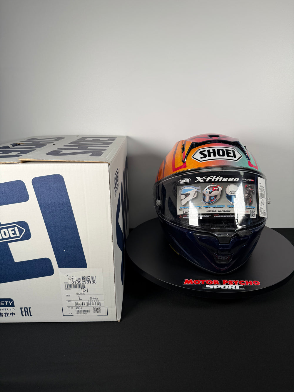 Shoei X-15 Marquez Holi Helmet - TC-1