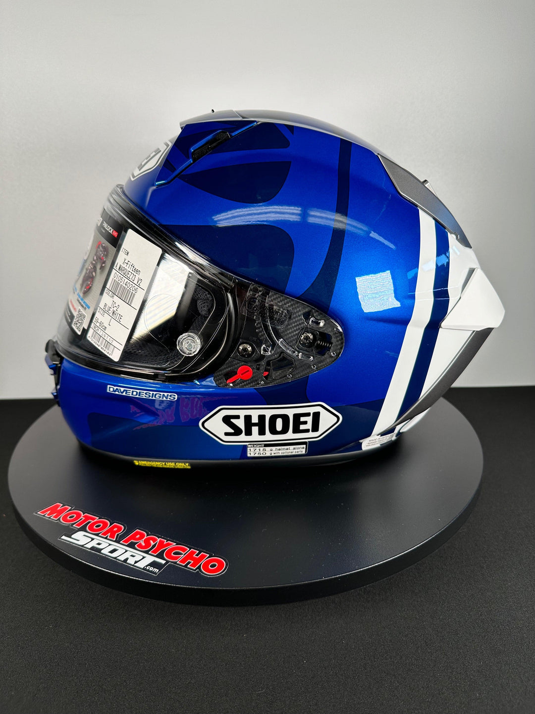 Shoei X-15 Helmet - Marquez 73 V2 TC-2