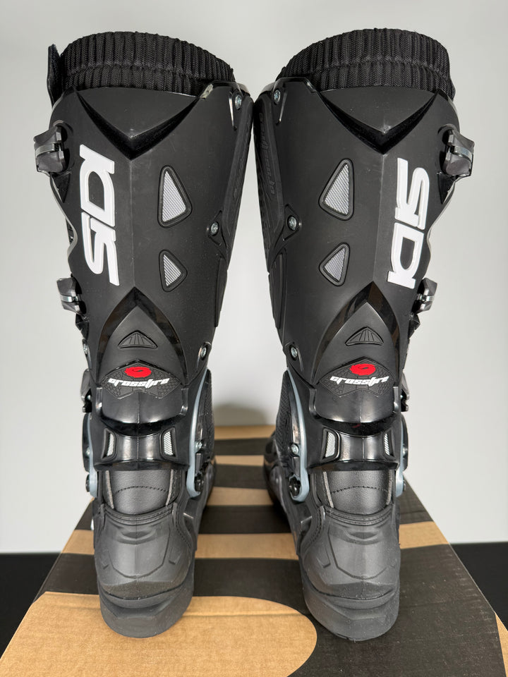 Sidi Crossfire 3 SRS Black/Black Boots - Size EU 46 / US 11.5 / OPEN BOX - FINAL SALE / NO RETURNS