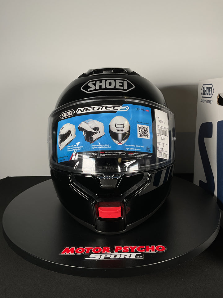 Shoei Neotec 3 Modular Helmet - Gloss Black - Size S - Used Open Box