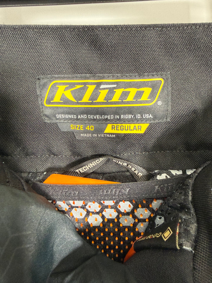 KLIM Badlands Pro Pant - Petrol - Strike Orange - Size 40 - OPEN BOX / FINAL SALE / NO RETURNS