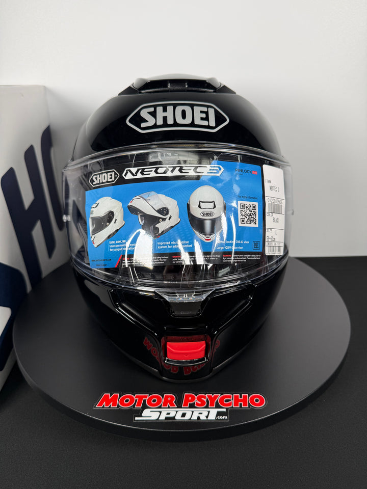 Shoei Neotec 3 Modular Helmet - Gloss Black - Size Large - USED / OPEN BOX