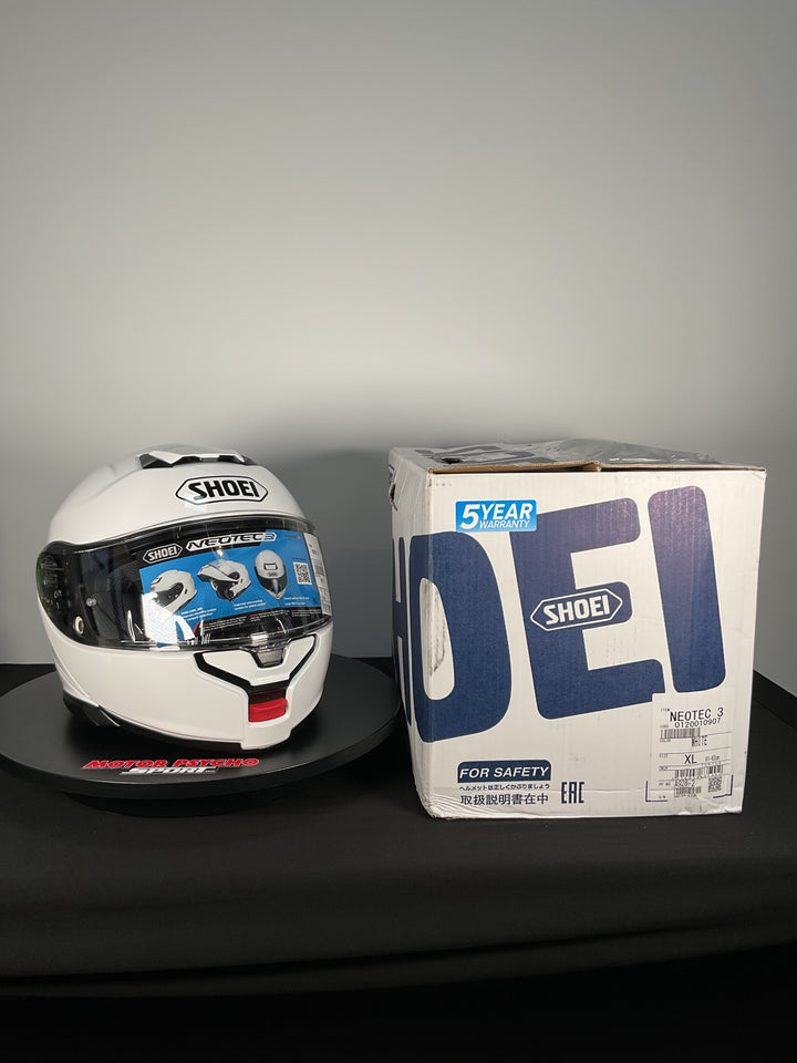 Shoei Neotec 3 Modular Helmet - Gloss White - Size XL - Open Box