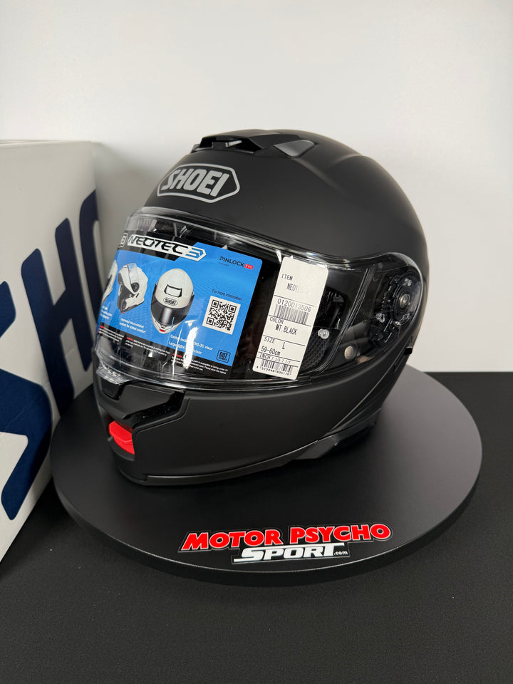 Shoei Neotec 3 Modular Helmet - Matte Black - Size Large - USED / GOOD - FINAL SALE / NO RETURNS