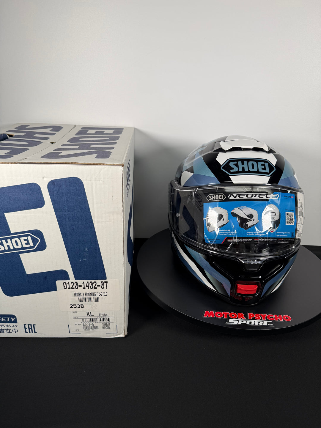 Shoei Neotec 3 Fragments Modular Helmet - TC-2 - Size XL - USED / OPEN BOX