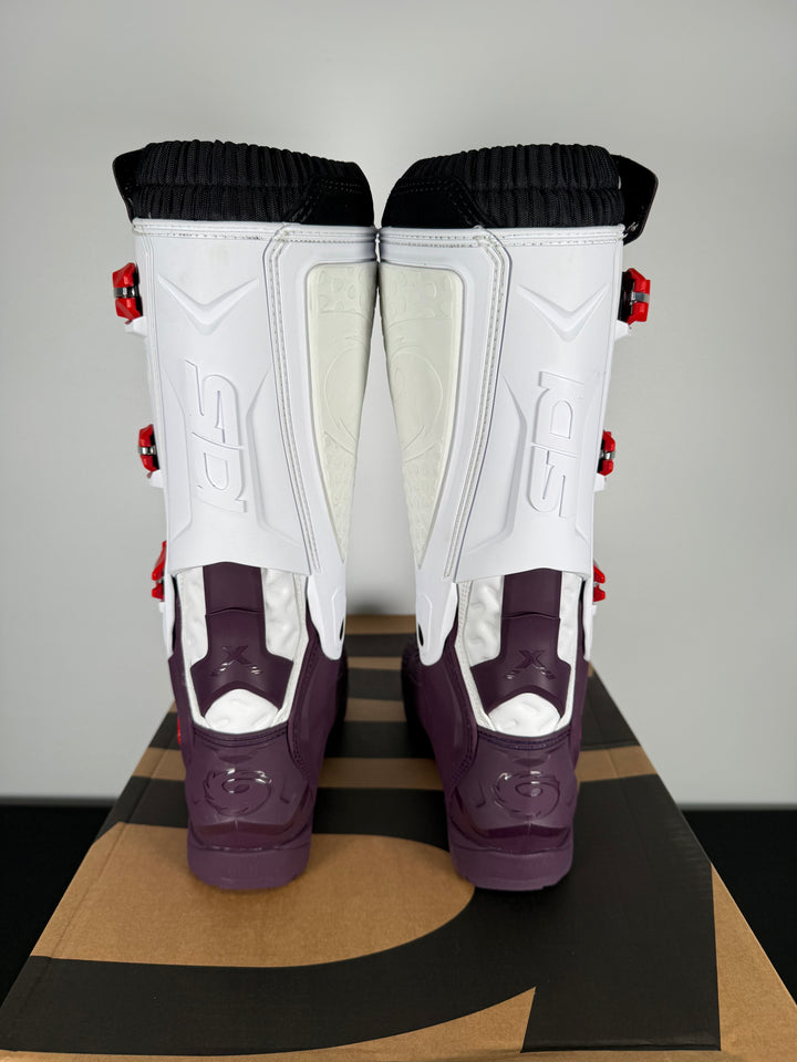 Sidi X Power SC Boot - White/Wine - Size EU 44 / US 10.2 - OPEN BOX - FINAL SALE / NO RETURNS